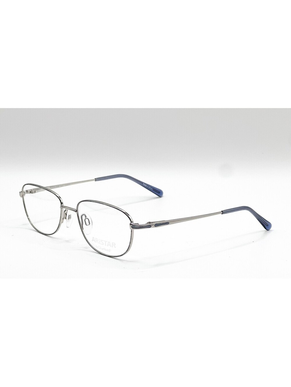 Aristar 6861 043 Silver Blue Full Rim Authentic Eyeglass Frames 50-17